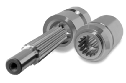 Radial forge - splines shaft